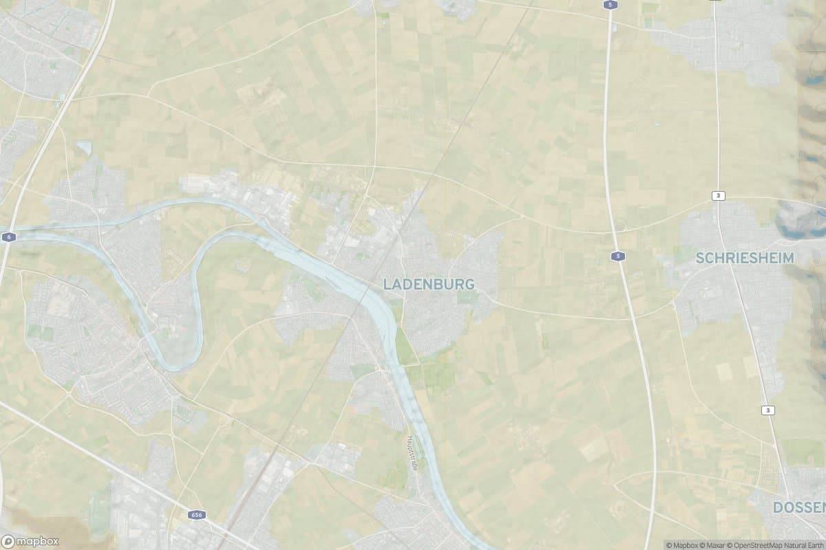 Karte von ladenburg.