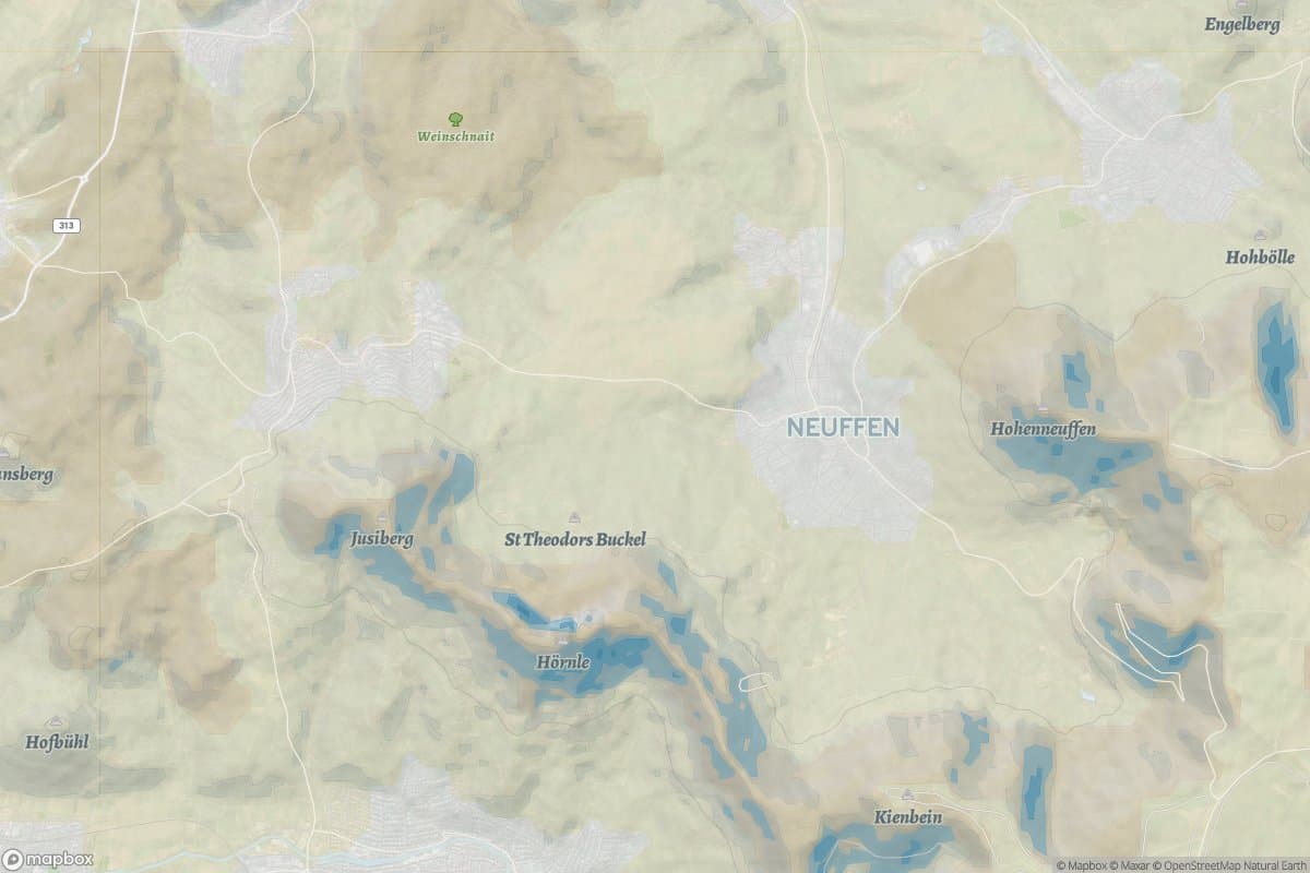 Karte von neuffen.