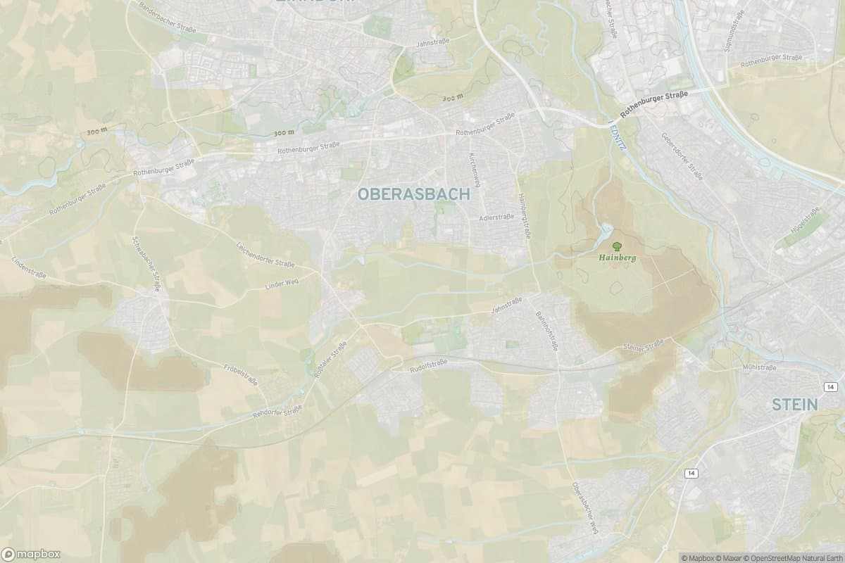 Karte von oberasbach.