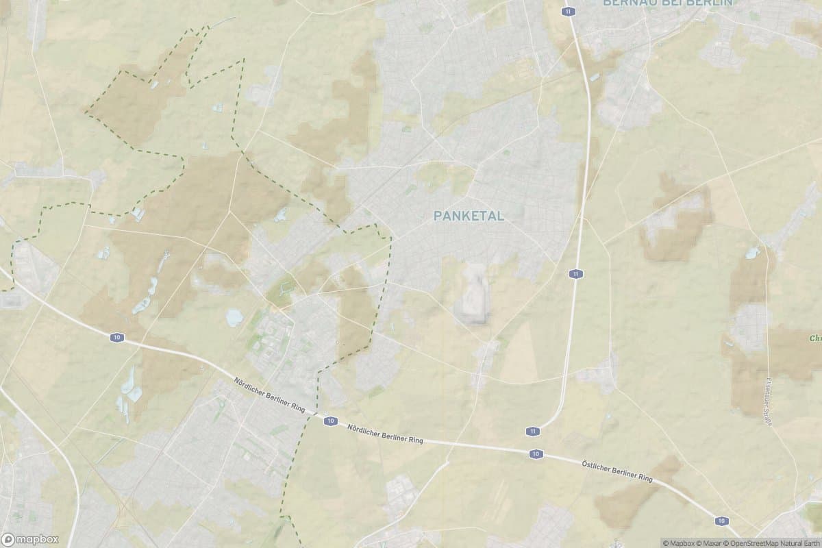 Karte von panketal.